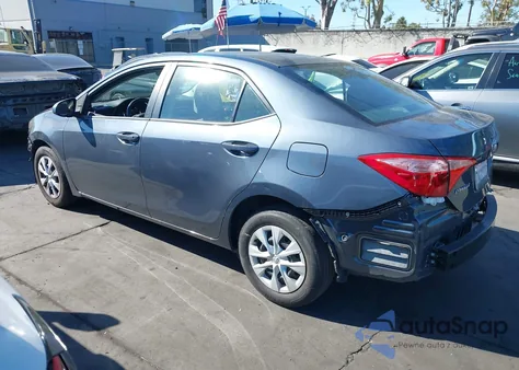 2017 Toyota Corolla L from USA, damaged, VIN 5YFBURHE8HP587471